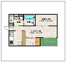 ＤＲＥＡＭ　ＳＴＡＧＥ香椎Ｏａｓｅ 101 ｜ 福岡県福岡市東区香椎駅東３丁目（賃貸アパート1LDK・1階・32.59㎡） その2