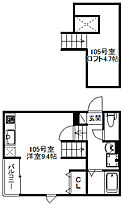 グレートフル八田 105 ｜ 福岡県福岡市東区八田２丁目20-4（賃貸アパート1R・1階・25.59㎡） その2