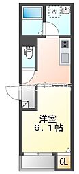 LECOCON知立 1階1Kの間取り