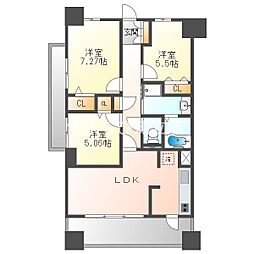 パークホームズ刈谷サザンゲートウエスト 3LDKの間取図画像