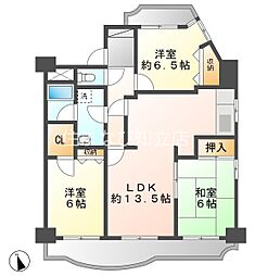 エスポア刈谷 3LDKの間取図画像