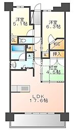 カルティア刈谷松坂 3LDKの間取図画像