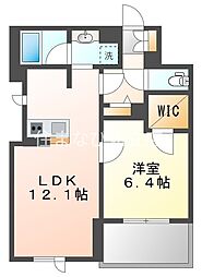 MOANAGRANDRESIDENCE 1LDKの間取図画像