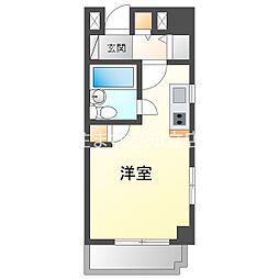 アーバンハイツ刈谷弐番館 ワンルームの間取図画像