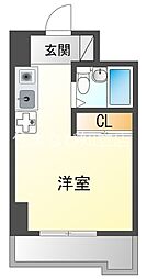 SOCIO刈谷新富町 ワンルームの間取図画像