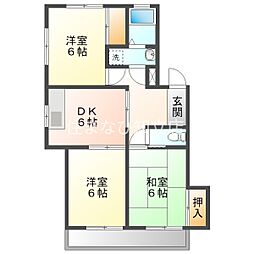 サンライト東刈谷 3DKの間取図画像