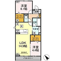 物件の間取り