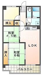 セントラルレジデンス相生苑 3LDKの間取図画像
