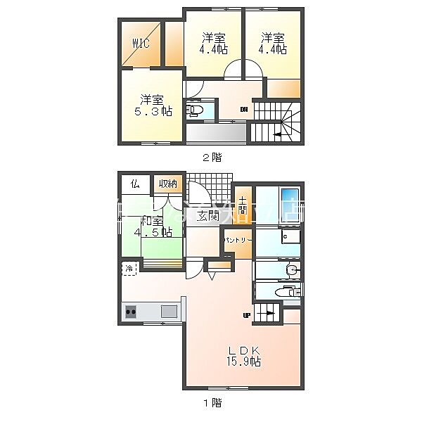 桜井町稲荷東戸建 ｜愛知県安城市桜井町稲荷東(賃貸一戸建4LDK・1階・94.39㎡)の写真 その1