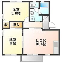 ファーストハイムA  ｜ 愛知県知立市八橋町池下（賃貸アパート2LDK・1階・50.91㎡） その2