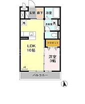 サクセスIII  ｜ 愛知県安城市桜井町塔見塚（賃貸アパート1LDK・2階・33.39㎡） その2