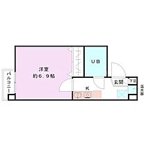 シャトー上大川前 0503 ｜ 新潟県新潟市中央区上大川前通５番町99番地（賃貸マンション1K・5階・20.22㎡） その2