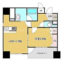 BUENA古町通6番町 801 ｜ 新潟県新潟市中央区古町通６番町971-7（賃貸マンション1LDK・8階・43.57㎡） その2