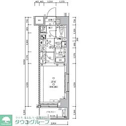 アルテシモ　カバロ 3階1Kの間取り