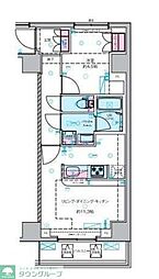 ジェノヴィア本所吾妻橋スカイガーデン 3階1LDKの間取り