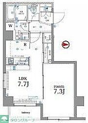 パティーナ本所吾妻橋 4階1LDKの間取り