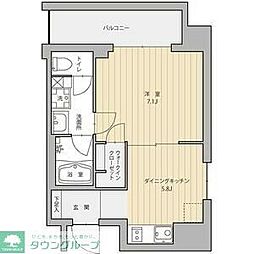 コレット春日 5階1DKの間取り