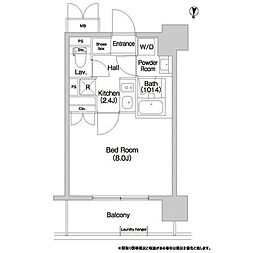 COMFORIA大島 1Kの間取図画像