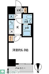 KDXレジデンス大島 1Kの間取図画像