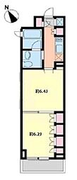 プラティーク清澄白河 2Kの間取図画像