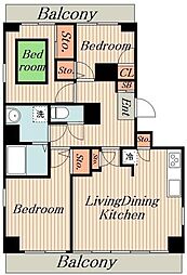 フォルム森下 3LDKの間取図画像