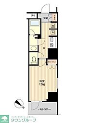 HF両国レジデンス 1Kの間取図画像