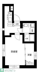 シンフォニア両国 2Kの間取図画像