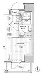プレール・ドゥーク亀戸5 1Kの間取図画像
