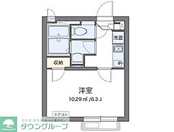 アーク東向島 1Kの間取図画像
