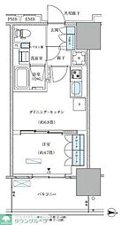 江東区大島4丁目マンション 1DKの間取図画像