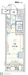ヴェルト西大島グラーセ 1Kの間取図画像