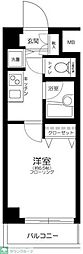 プレール・ドゥーク錦糸町 1Kの間取図画像