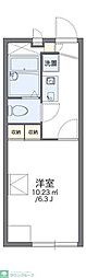 レオパレス篠崎LA1 1Kの間取図画像