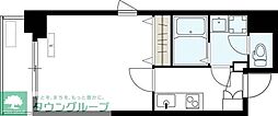 リブリ・新丸子 1Kの間取図画像