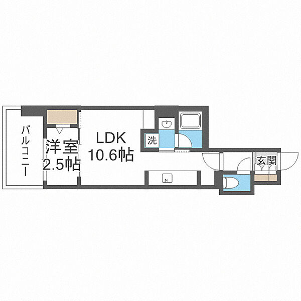 アーバネックス本町II 605｜大阪府大阪市西区阿波座1丁目(賃貸マンション1LDK・6階・32.66㎡)の写真 その2