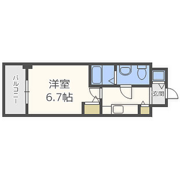 S-RESIDENCE北浜 ｜大阪府大阪市中央区東高麗橋(賃貸マンション1K・3階・22.62㎡)の写真 その2