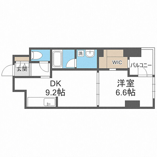 アーデンタワー北堀江 ｜大阪府大阪市西区北堀江1丁目(賃貸マンション1LDK・10階・40.57㎡)の写真 その2