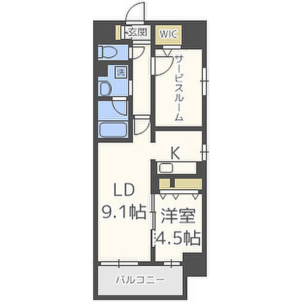 ルボワ天満橋 ｜大阪府大阪市中央区内平野町2丁目(賃貸マンション2LDK・2階・51.12㎡)の写真 その2