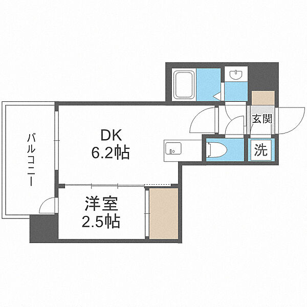 セレニテ天六ミラク ｜大阪府大阪市北区長柄中1丁目(賃貸マンション1DK・4階・23.06㎡)の写真 その2