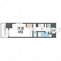 La Douceur玉造  ｜ 大阪府大阪市中央区玉造2丁目（賃貸マンション1K・13階・27.07㎡） その2