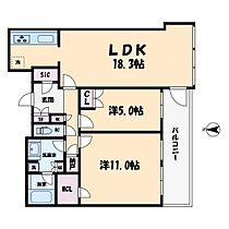 クラッシィタワー淀屋橋  ｜ 大阪府大阪市中央区淡路町3丁目（賃貸マンション2LDK・23階・61.96㎡） その2