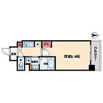 クリスタルブライト谷町  ｜ 大阪府大阪市中央区谷町4丁目（賃貸マンション1K・5階・23.20㎡） その2