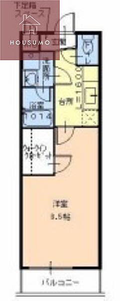 パラッツォ 207｜大阪府大阪市平野区長吉出戸4丁目(賃貸アパート1K・1階・27.00㎡)の写真 その2