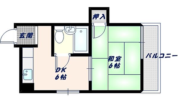 すみれプラザ長堂 ｜大阪府東大阪市長堂3丁目(賃貸マンション1DK・7階・26.30㎡)の写真 その2