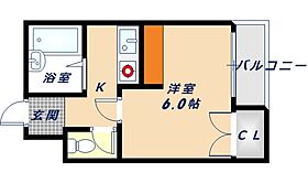 シャンブル弥刀  ｜ 大阪府東大阪市大蓮東2丁目（賃貸マンション1K・2階・19.00㎡） その2