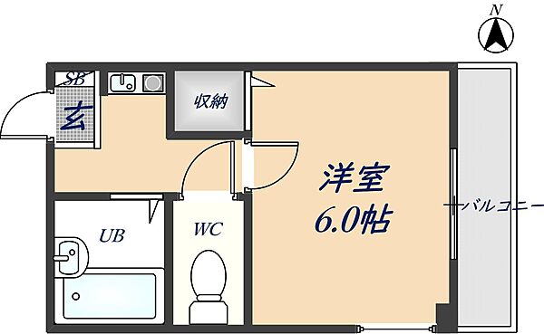 野崎115 202｜大阪府大東市野崎1丁目(賃貸アパート1K・2階・21.00㎡)の写真 その2