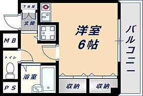 コーポ陣内III  ｜ 大阪府東大阪市長堂1丁目（賃貸マンション1R・3階・20.88㎡） その2