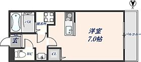 ウエストランドK 303 ｜ 大阪府大阪市平野区加美北9丁目6-11（賃貸マンション1R・5階・21.60㎡） その2