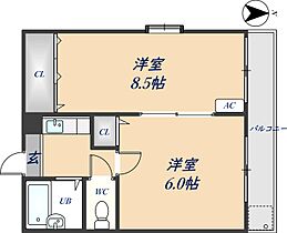 エス・ティマンション旭町 313 ｜ 大阪府東大阪市旭町（賃貸マンション2K・3階・33.60㎡） その2