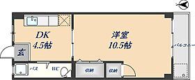 U.M.マンション 401 ｜ 大阪府八尾市山本町南3丁目6-25（賃貸マンション1DK・4階・30.78㎡） その2